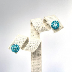 NO.8 Bling Bling Earring (Blue)