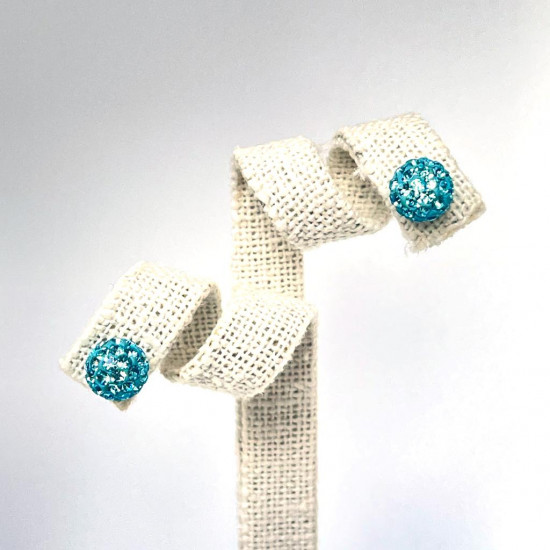 NO.8 Bling Bling Earring (Turquoise)