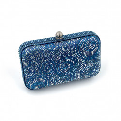 NO.8 Blue Bling Clutch Box