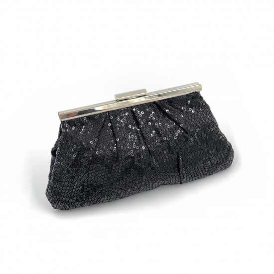 NO.8 Black Antique Style Clutch