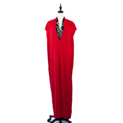 NO.8 Red Maxi with Black Sequin
