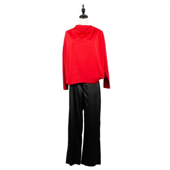 NO.8 Red Plain Top