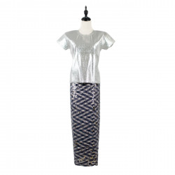 NO.8 Metallic Beads Skirt