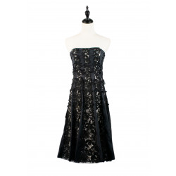 NO.8 Black Lace Tube Dress